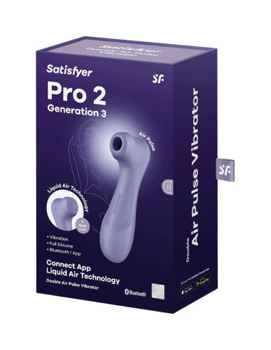 Pro 2 Generation 3with Liquid Air Technology, Vibration and Bluetooth/App lilac