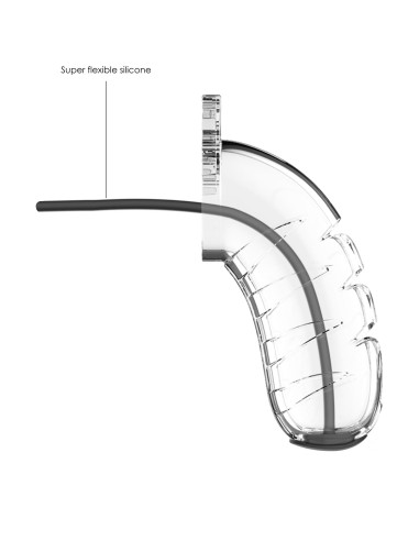 Model 16 - Chastity - 4.5"""" - Cock Cage - Transparent