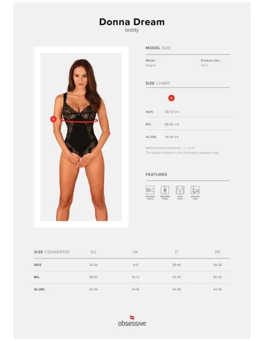 Donna Dream body otwarte XL/2XL