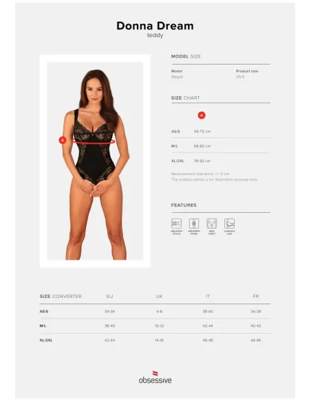 Donna Dream body otwarte XL/2XL