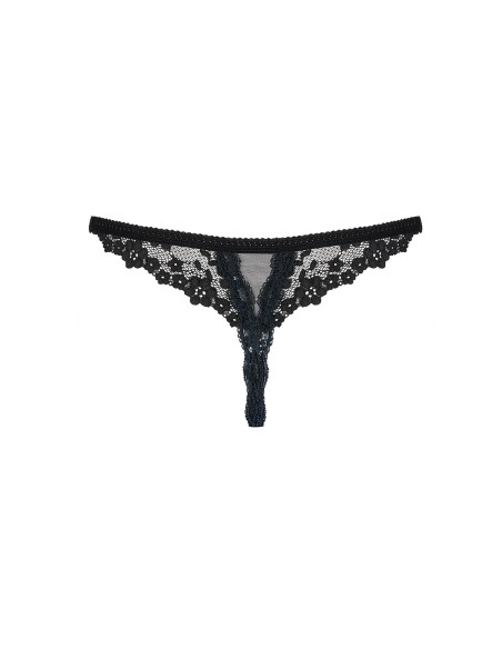 Bielizna-Letica stringi otwarte czarne L/XL