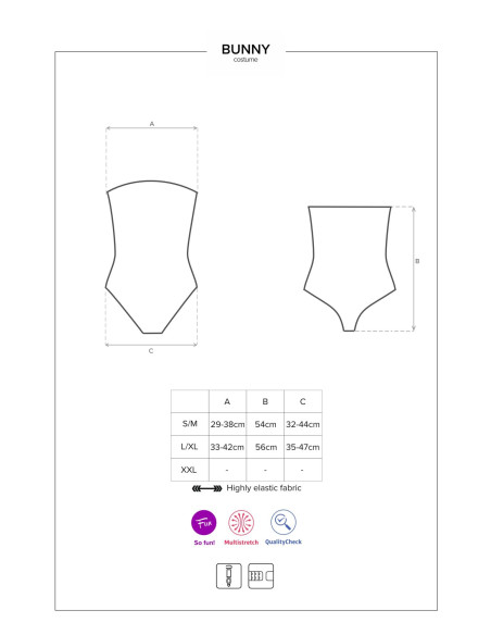 Bielizna-Bunny costume  S/M