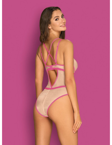 Bielizna-Nudelia body różowe  S/M