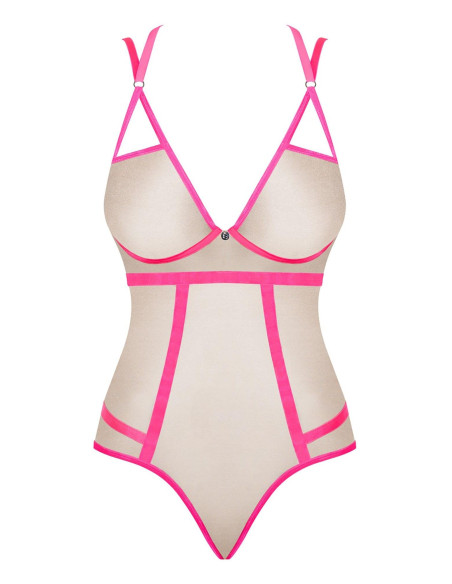 Bielizna-Nudelia body różowe  S/M
