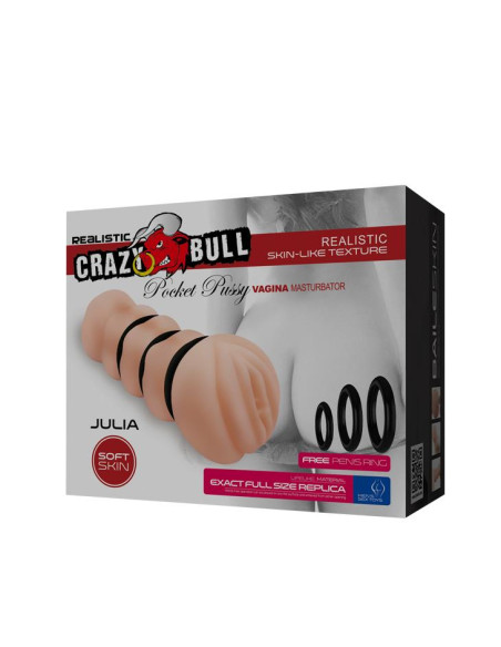 CRAZY BULL - JULIA, Pocket Pussy VAGINA