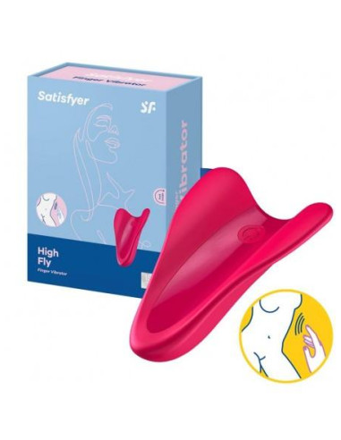 Stymulator - High Fly Finger Vibrator ( Red )
